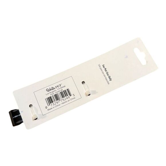 Bonita Pet Reflective Dog Collar Small Black Unisex - Picture 2 of 2